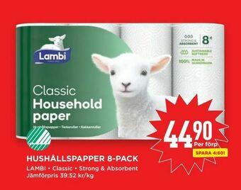 Willys Hushållspapper 8-pack erbjuda