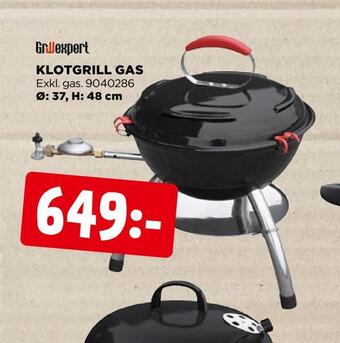 Jem&Fix Klotgrill gas erbjuda