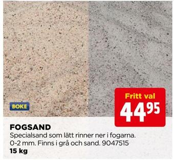 Jem&Fix Fogsand erbjuda