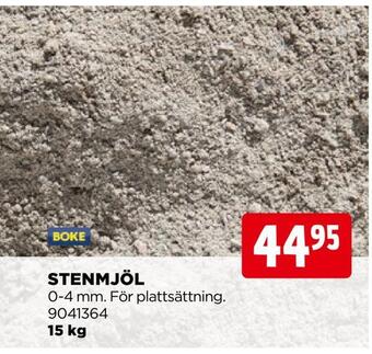 Jem&Fix Stenmjöl erbjuda