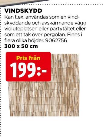 Jem&Fix Vindskydd erbjuda