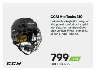 XXL CCM Htc Tacks 210 erbjuda