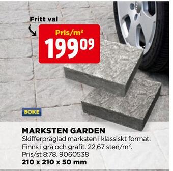 Jem&Fix Marksten garden erbjuda