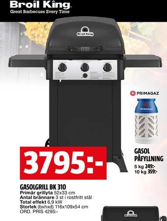 Bauhaus Gasolgrill bk 310 erbjuda