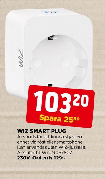 Wiz smart plug