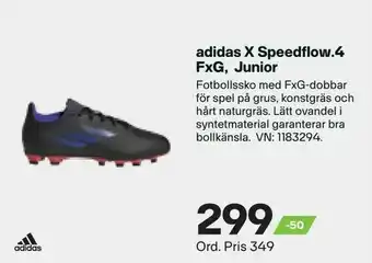 XXL adidas X Speedflow.4 FxG, Junior erbjuda