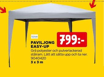 Jem&Fix Paviljong easy-up erbjuda