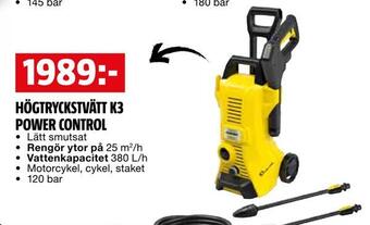 Bauhaus Högtryckstvätt k3 power control erbjuda