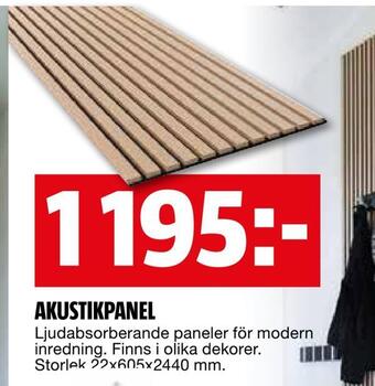 Bauhaus Akustikpanel erbjuda