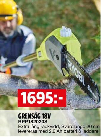 Bauhaus Grensåg 18v erbjuda