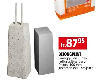 Betongplint