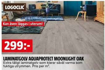 Bauhaus Laminatgolv aquaprotect moonlight oak erbjuda