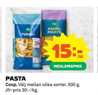 Coop Konsum Pasta erbjuda