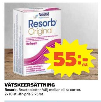 Vätskeersättning