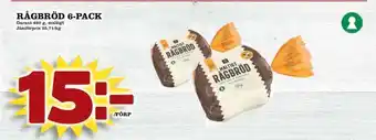 Bonum Matmarknad Rågbröd 6-pack erbjuda