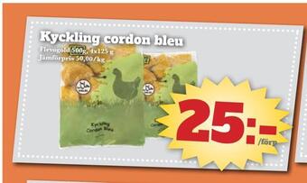 Bonum Matmarknad Kyckling cordon bleu erbjuda
