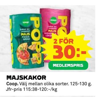 Coop Konsum Majskakor erbjuda