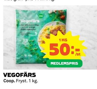 Coop Konsum Vegofärs erbjuda