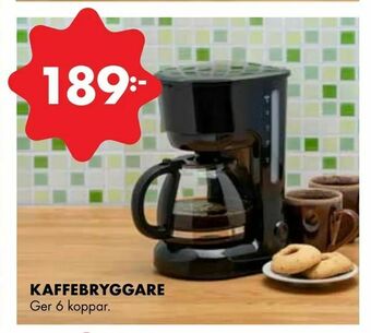 ÖoB Kaffebryggare erbjuda