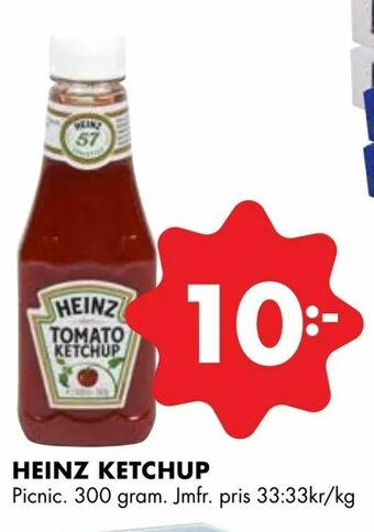 ÖoB Heinz ketchup erbjuda