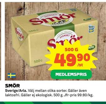 Coop Daglivs Smör erbjuda