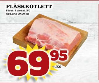 Din Mat Fläskkotlett erbjuda