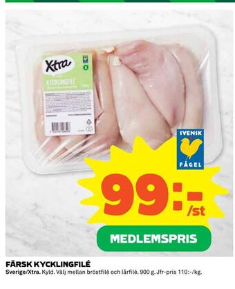 Coop Daglivs Färsk kycklingfilé erbjuda