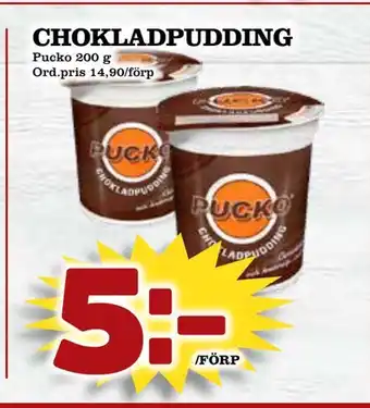 Din Mat Chokladpudding erbjuda
