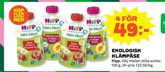 Coop Daglivs Ekologisk klämpåse erbjuda