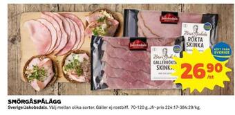 Coop Daglivs Smörgåspålägg erbjuda