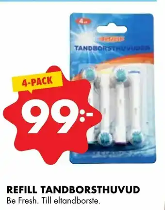 ÖoB Refill tandborsthuvud erbjuda