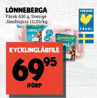 MatArket Kycklinglårfilé erbjuda