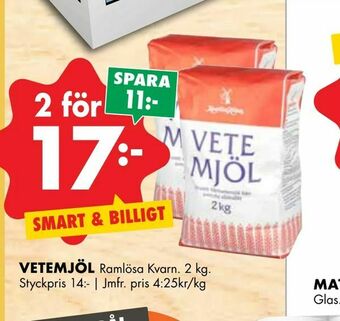 ÖoB Vetemjöl erbjuda