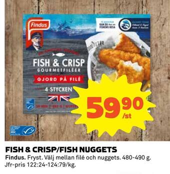 Coop Daglivs Fish & crisp/fish nuggets erbjuda
