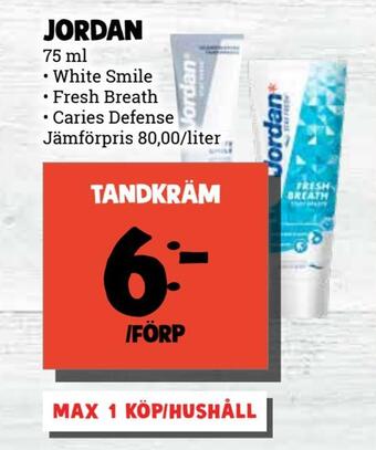 MatArket Tandkräm erbjuda