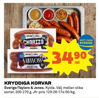 Coop Daglivs Kryddiga korvar erbjuda