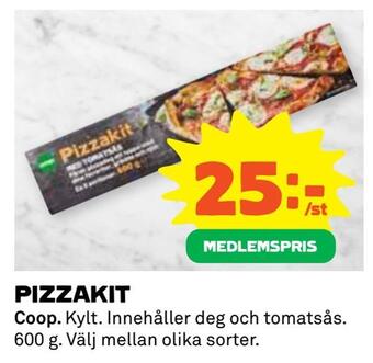 Coop Daglivs Pizzakit erbjuda