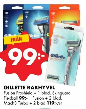ÖoB Gillette rakhyvel erbjuda