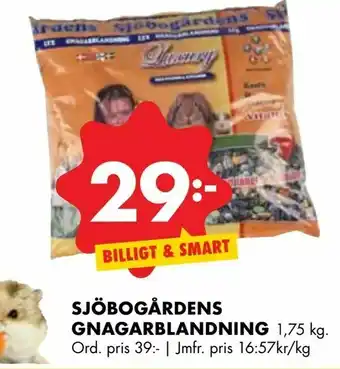 ÖoB Sjöbogårdens gnagarblandning erbjuda