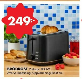ÖoB Brödrost erbjuda