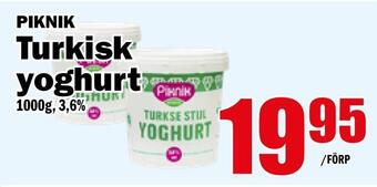 Matdax Turkisk yoghurt erbjuda