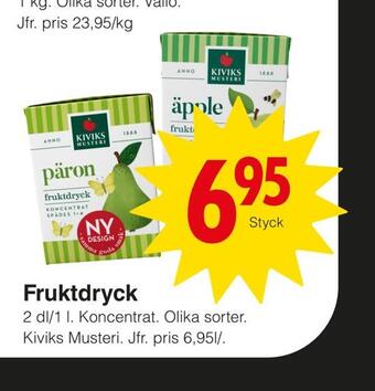 Matöppet Fruktdryck erbjuda