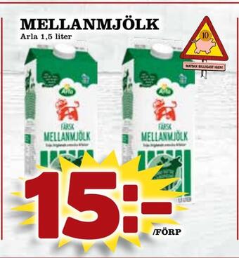 Matdax Mellanmjölk erbjuda