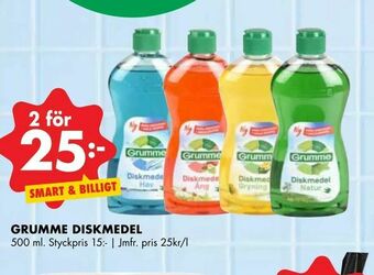 ÖoB Grumme diskmedel erbjuda