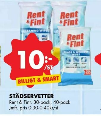 ÖoB Städservetter erbjuda