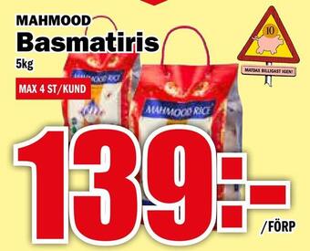 Matdax Basmatiris erbjuda