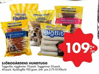 ÖoB Sjöbogårdens hundtugg erbjuda