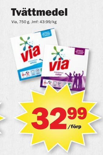 Pekås Tvättmedel erbjuda