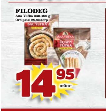 Supergrossen Filodeg erbjuda