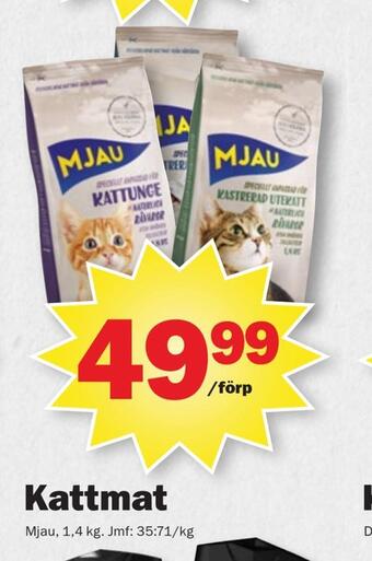 Pekås Kattmat erbjuda
